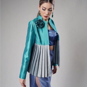 Taffeta handmade blazer